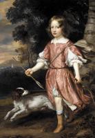 Jan Mytens - Portrait of the son of a nobleman as Cupid
